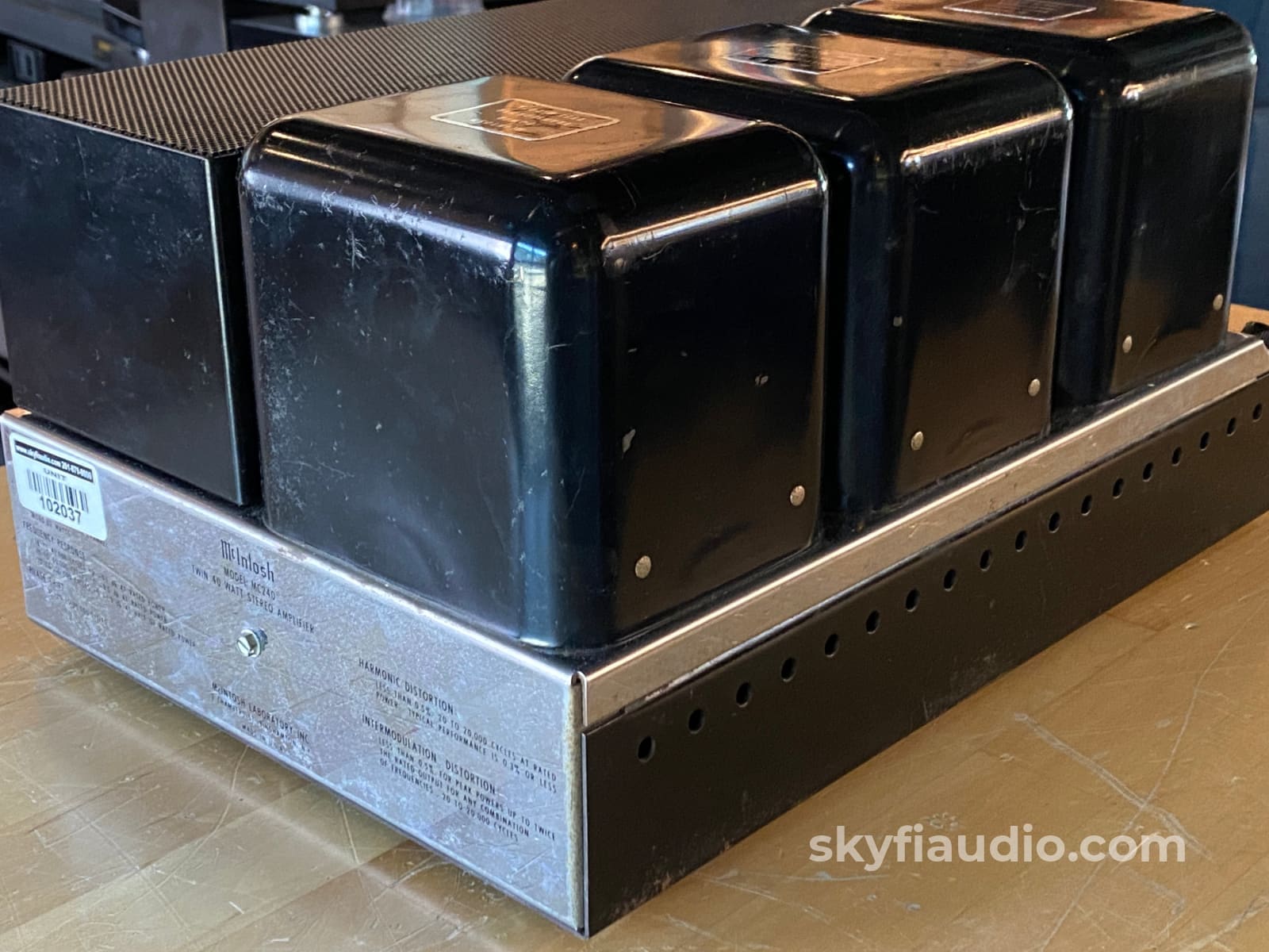 McIntosh MC240 Vintage Tube Amp - SkyFi Restored w/Premium