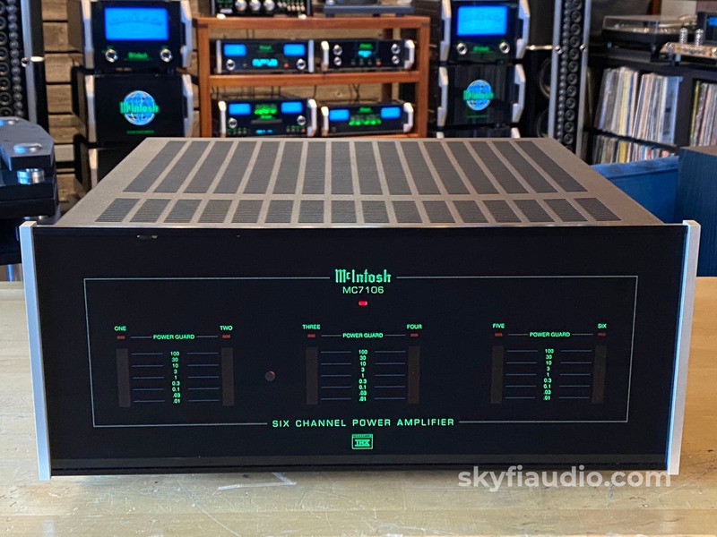 マ*ク様 McIntosh MC7106 THX 6chパワーアンプ【現状品】 McIntosh MC7106 - 6 Channel Solid State Amplifier | THX Rated