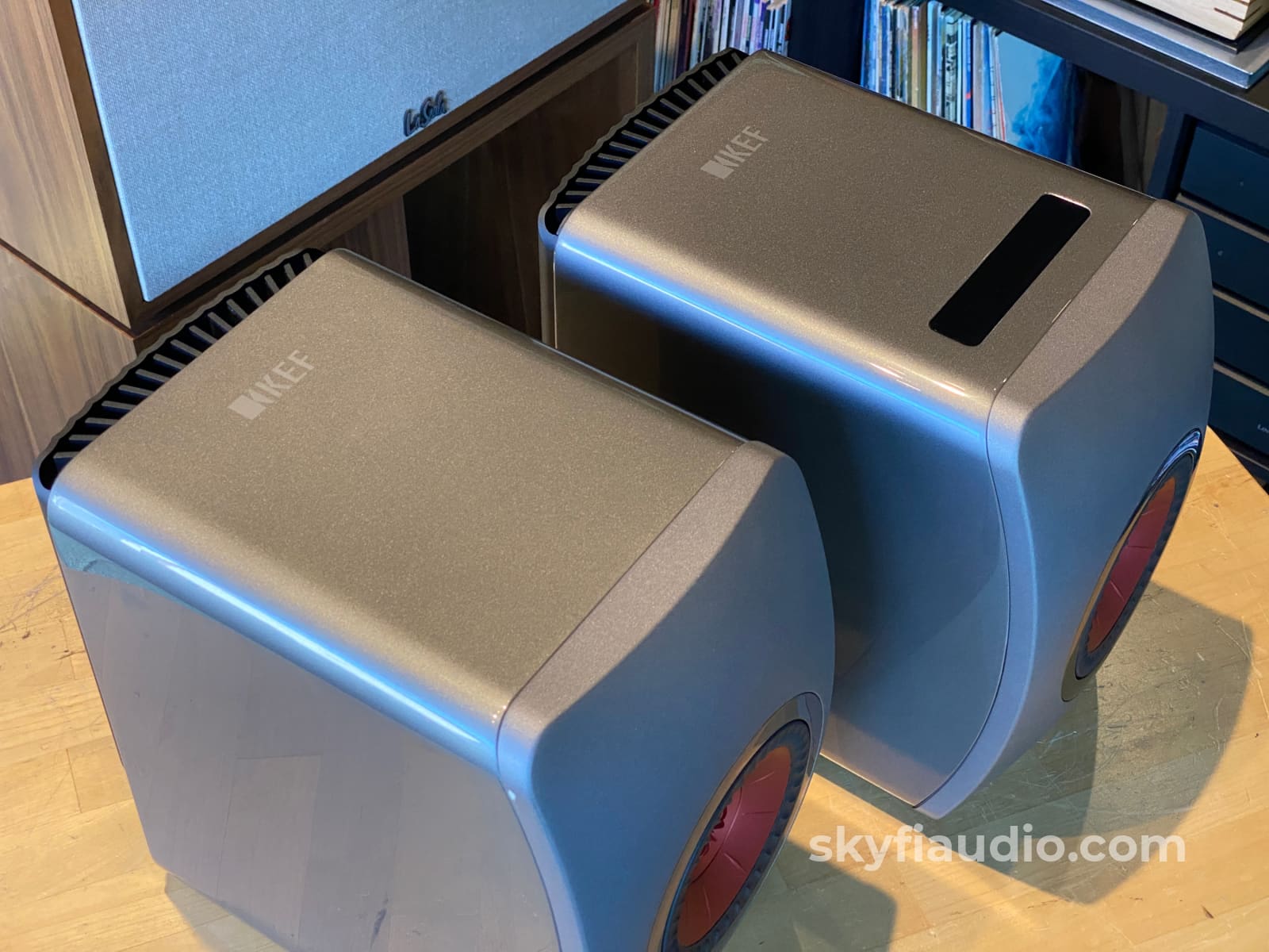 KEF LS50 Wireless Speakers (v1) with Matching Stands - Latest