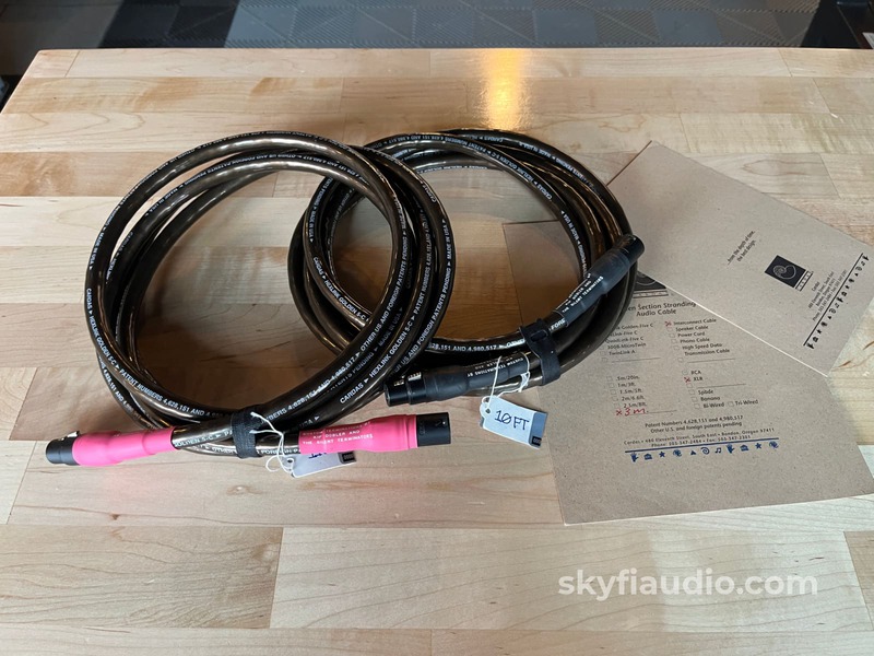ケーブル・シールド CARDAS AUDIO HEXLINK SERIES GOLDEN FIVE Cardas HexLink Golden Five-C XLR Cable Pair - 10ft | eBay