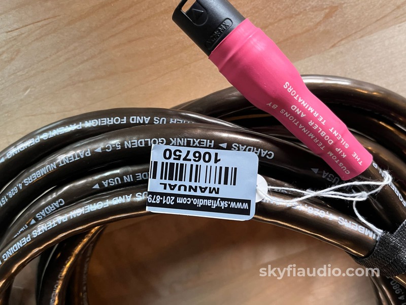 ケーブル・シールド CARDAS AUDIO HEXLINK SERIES GOLDEN FIVE Cardas HexLink Golden Five-C XLR Cable Pair - 10ft | eBay