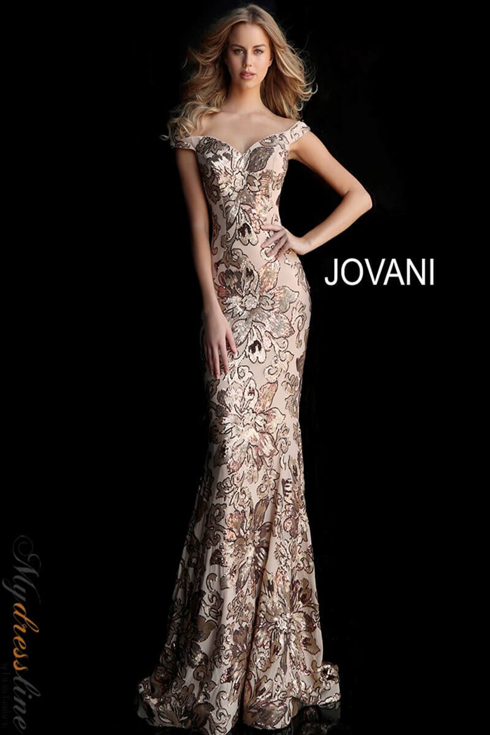 green emerald velvet dress Jovani 34011 Dress Pink / 4