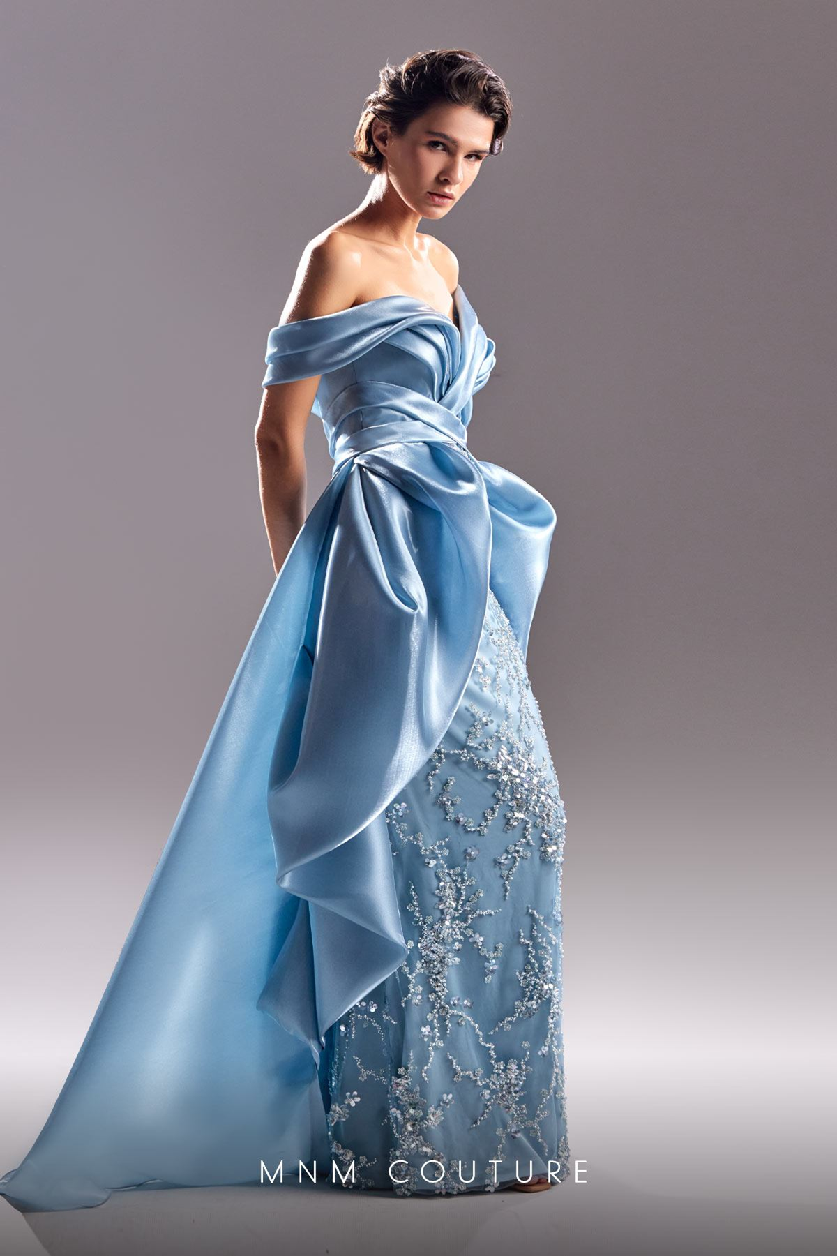 MNM Couture G1525 Prom Dress - Blue | NewYorkDress