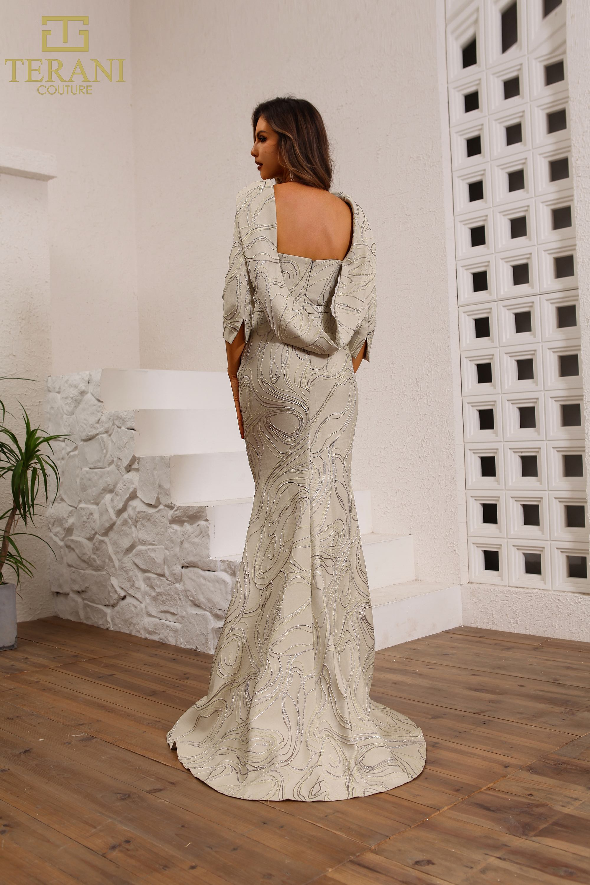 45個 Terani Couture 251M4455 Evening Dress ~LOWEST PRICE GUARANTEE~ NEW