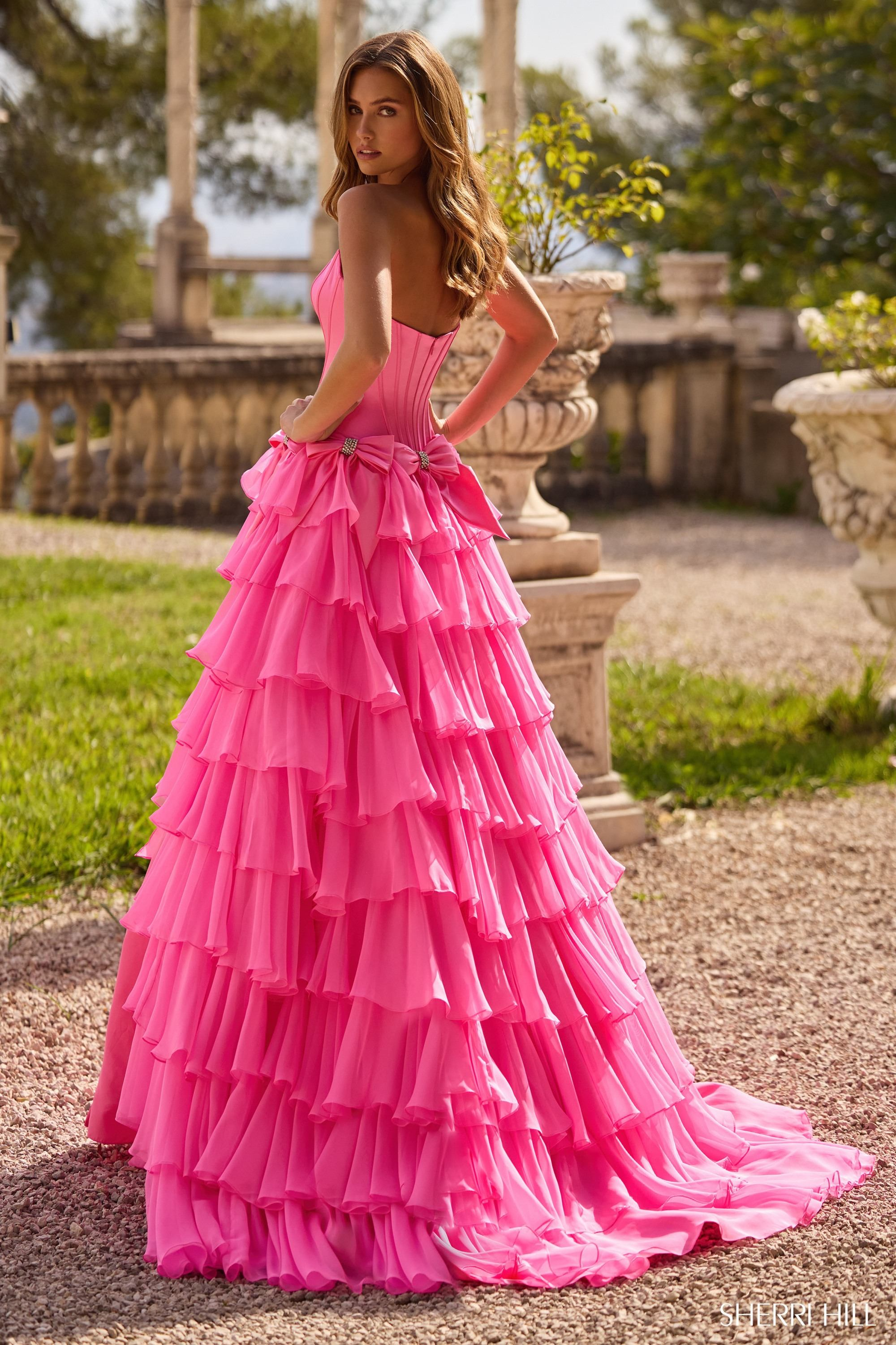 basic prom dresses Simple Gold Satin Mermaid Sweet Heart Long Evening Prom Dresses, Custo –  BubbleGowns main image 0