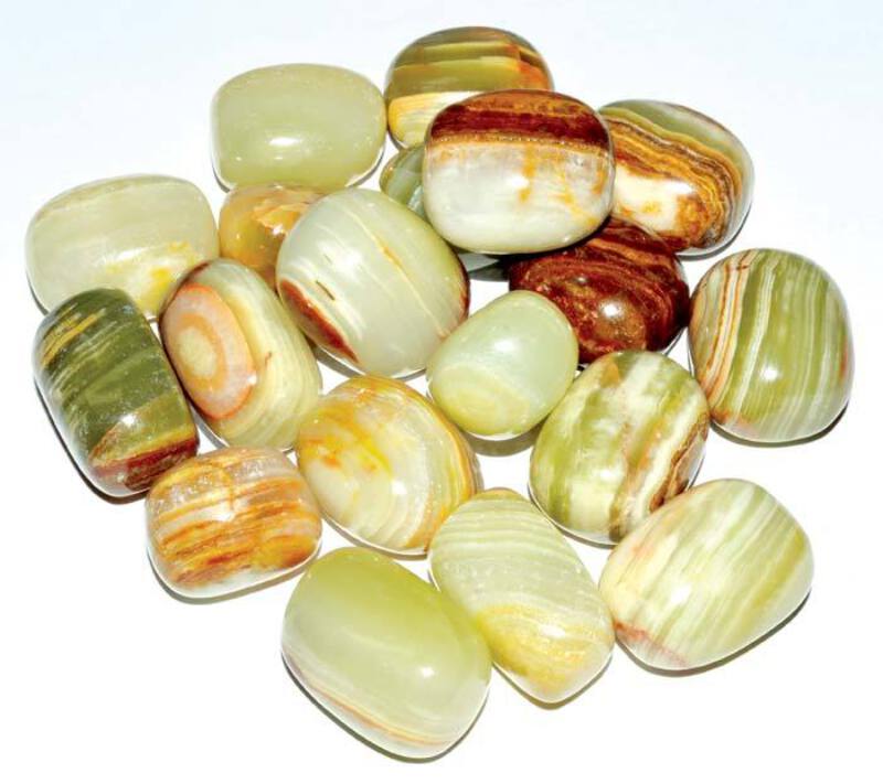 100 Natural Green Onyx Tumbled Stones Healing Crystals Bulk Wholesale 1 Lb Ebay