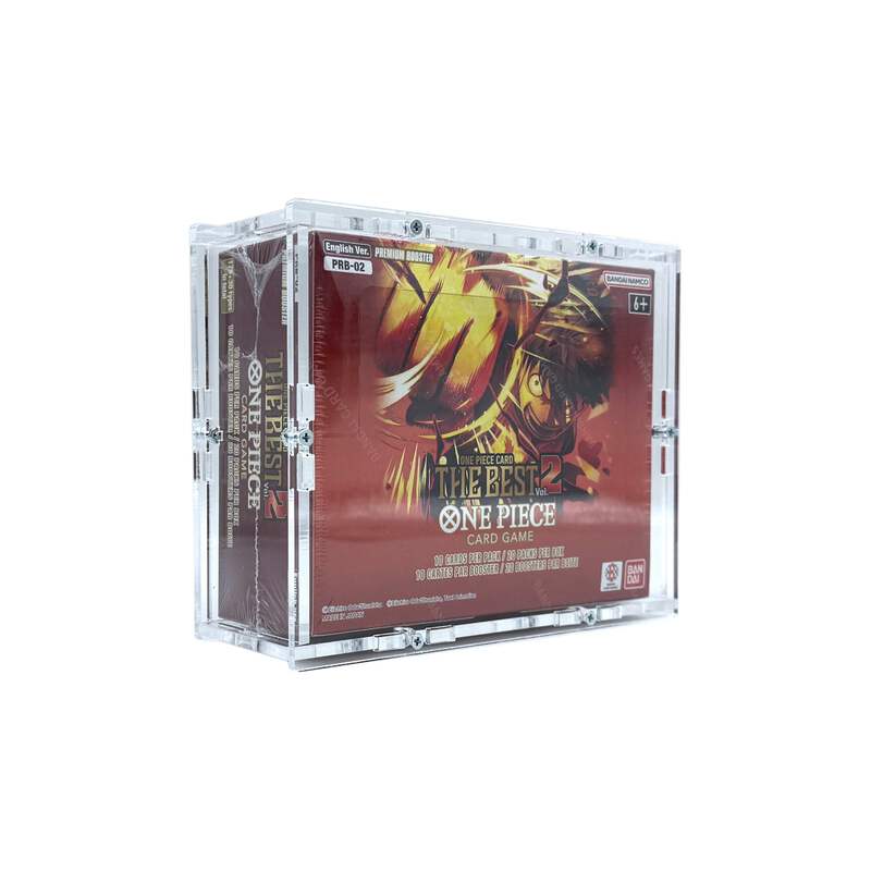 Acrylic Case fits One Piece Booster Box english PRB-01 The Best