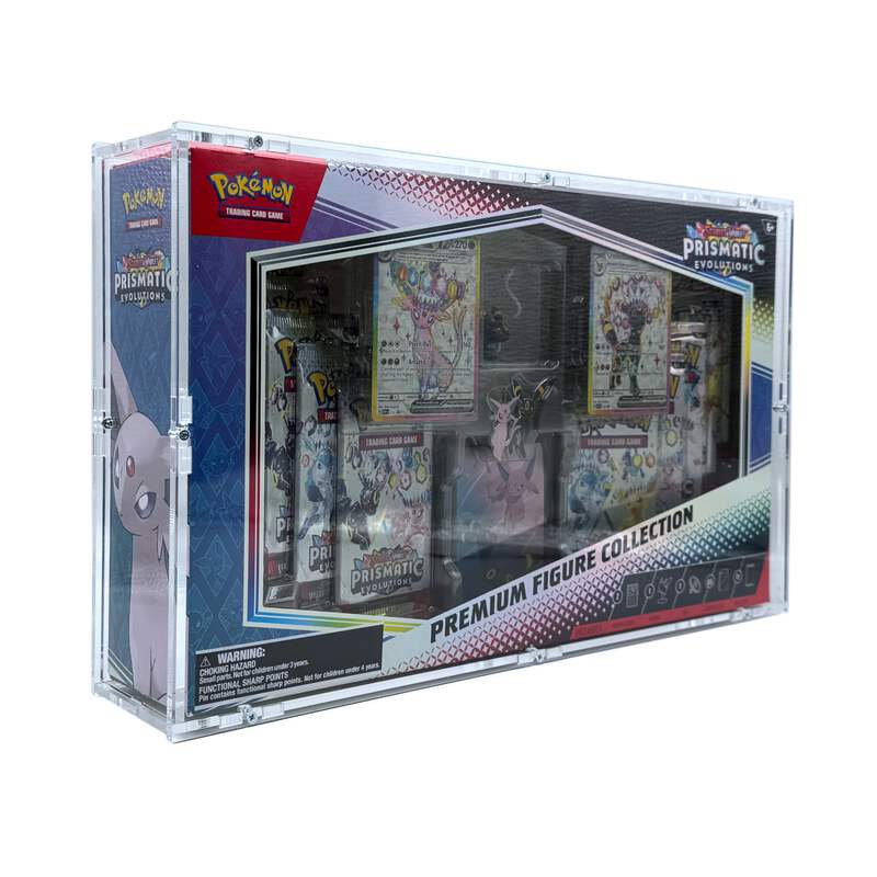 Acrylic Display Case fits Pokemon Premium Figure Collection