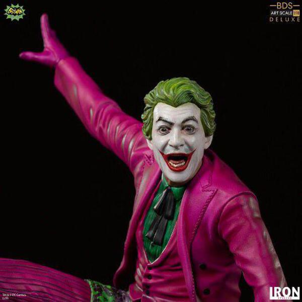 Iron Studios DC Batman 66 The Joker Deluxe BDS Art Scale 1/10