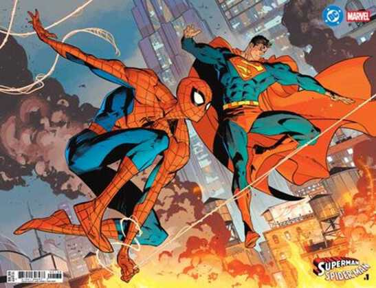 DC Marvel Superman Spider-Man #1 (One Shot) Cover X Jorge Jimenez