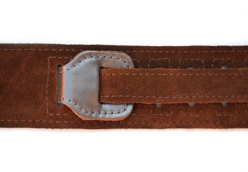 Sangle De Guitare MAGMA Cuir Argentin - Chamois - 2,52'' - Cristal Meta - Neuf