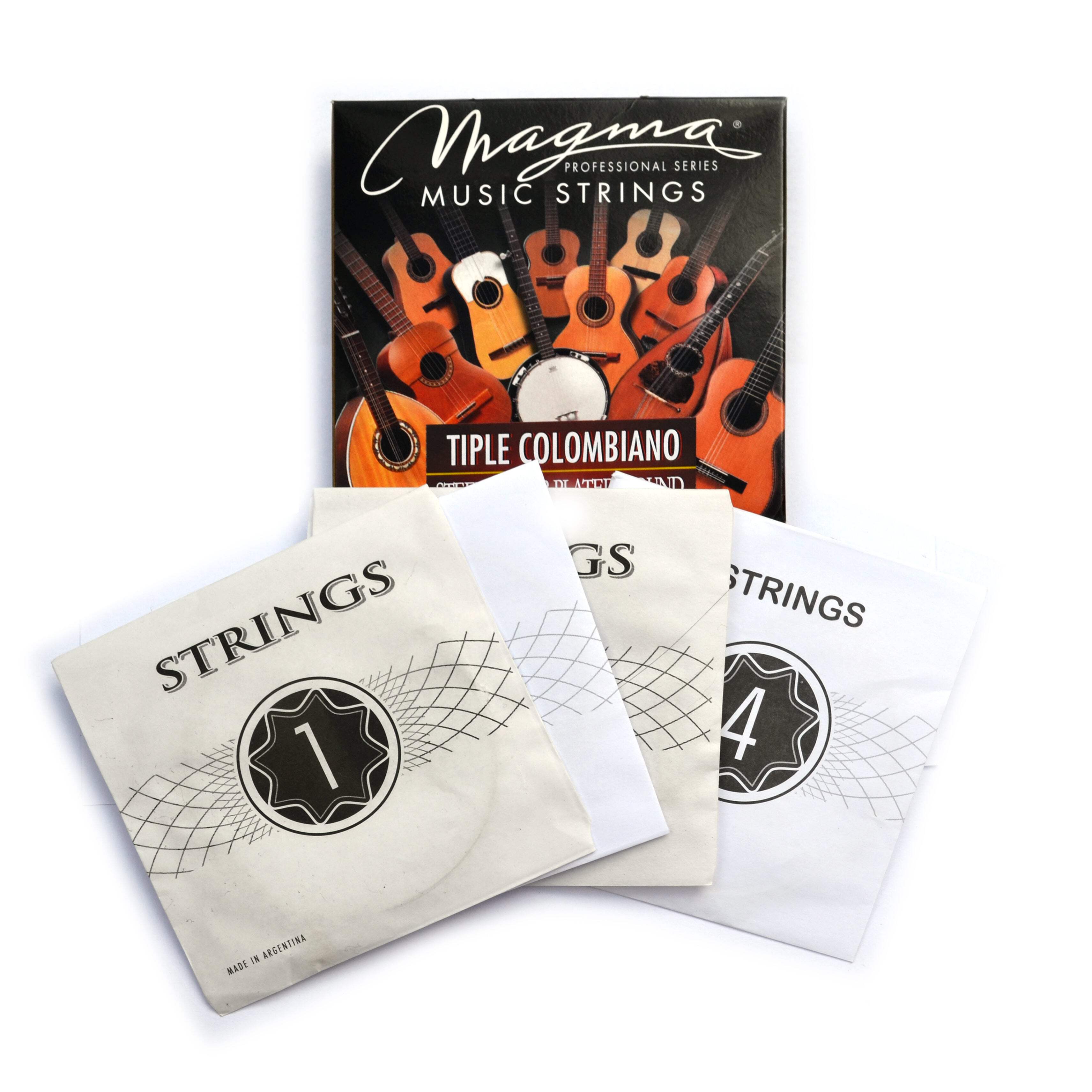 Juego de Heridas Plateadas de Cuerdas Magma TIPLE COLOMBIANO (TCO100) - Imagen 10 de 12