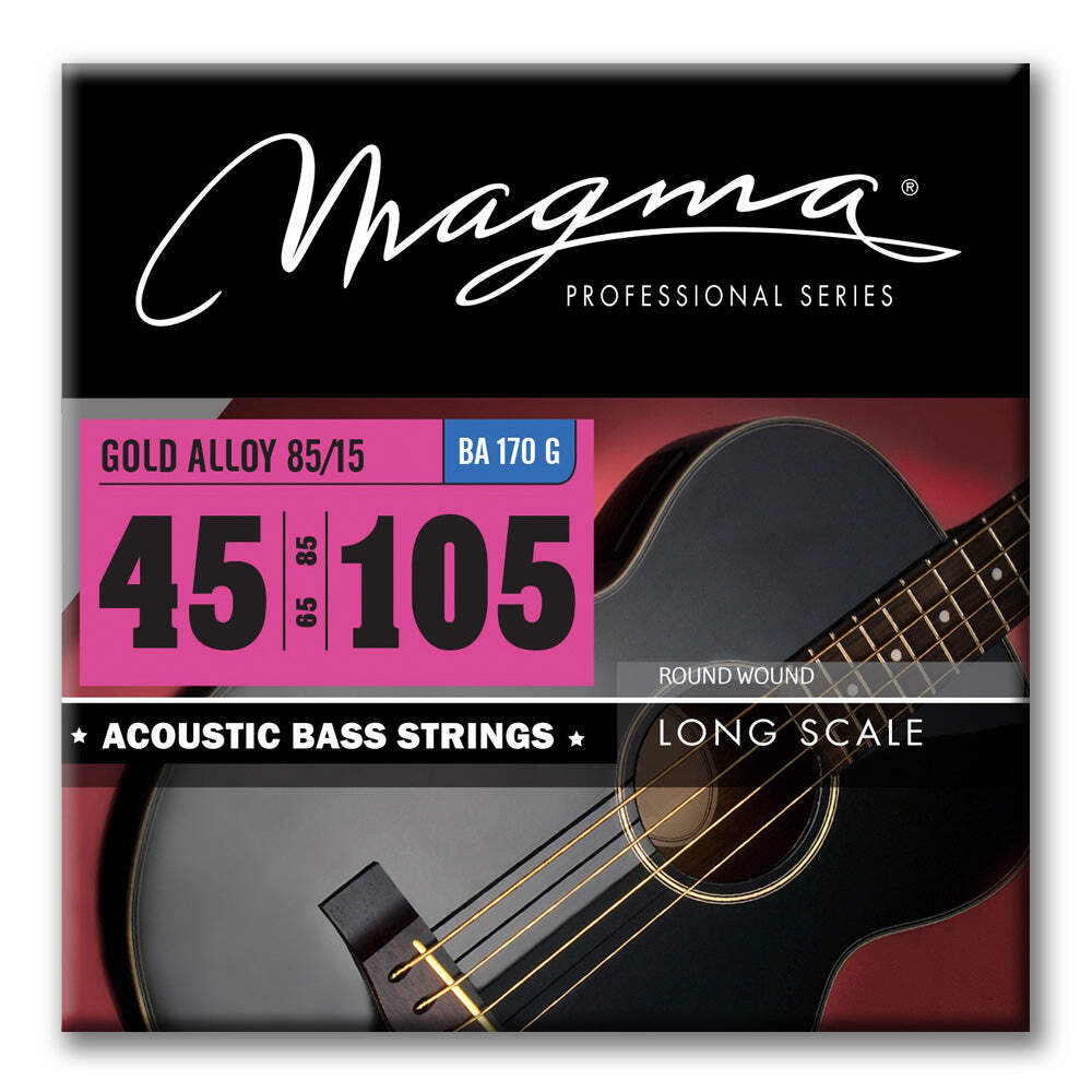Magma Acoustic Bass Strings Medium - Bronze 85/15 Rw LS 34" Set .045 .105 - Picture 2 of 2