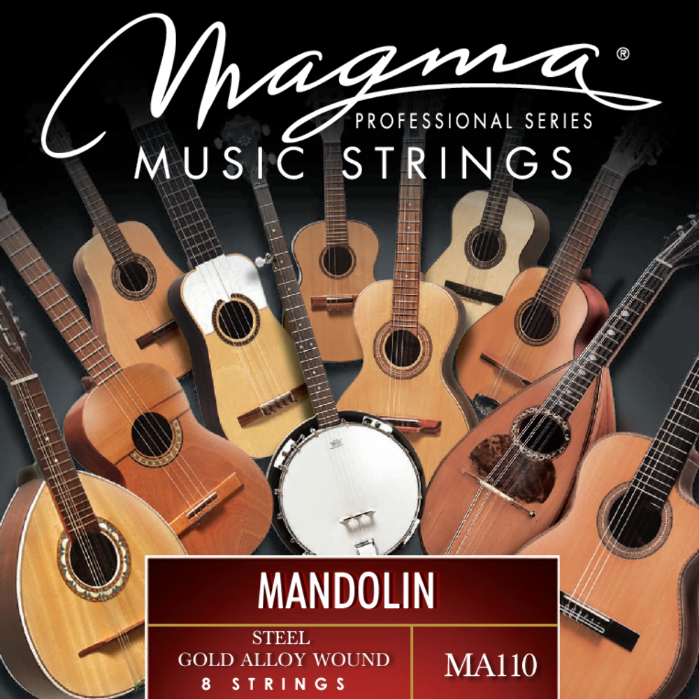 Magma MANDOLIN Strings Steel / Gold Alloy Wound Set (MA110) - Picture 2 of 2
