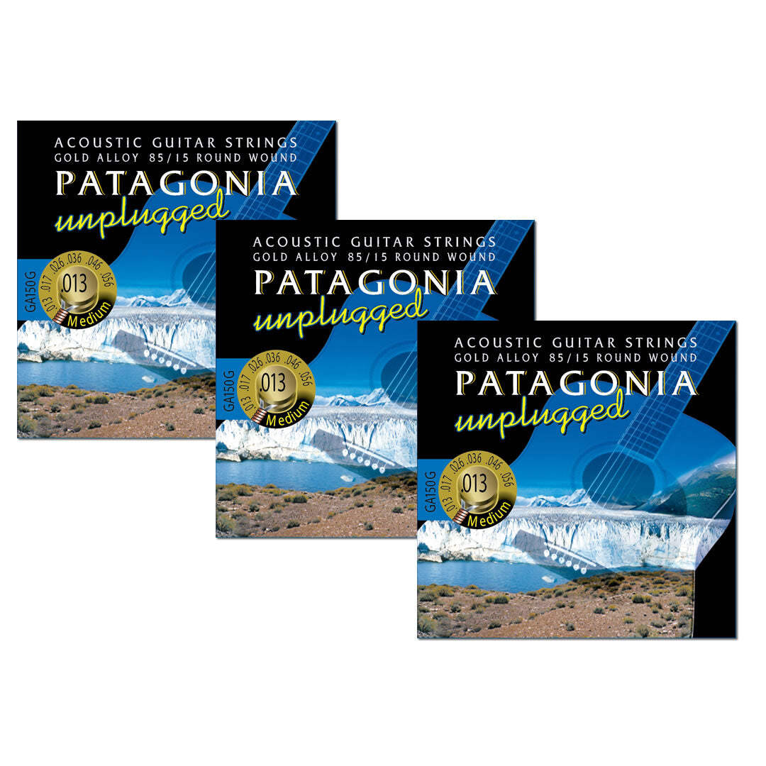 Juego de cuerdas de guitarra acústica Patagonia calibre medio 85/15 bronce, 0,013 - 0,056 - Imagen 3 de 5