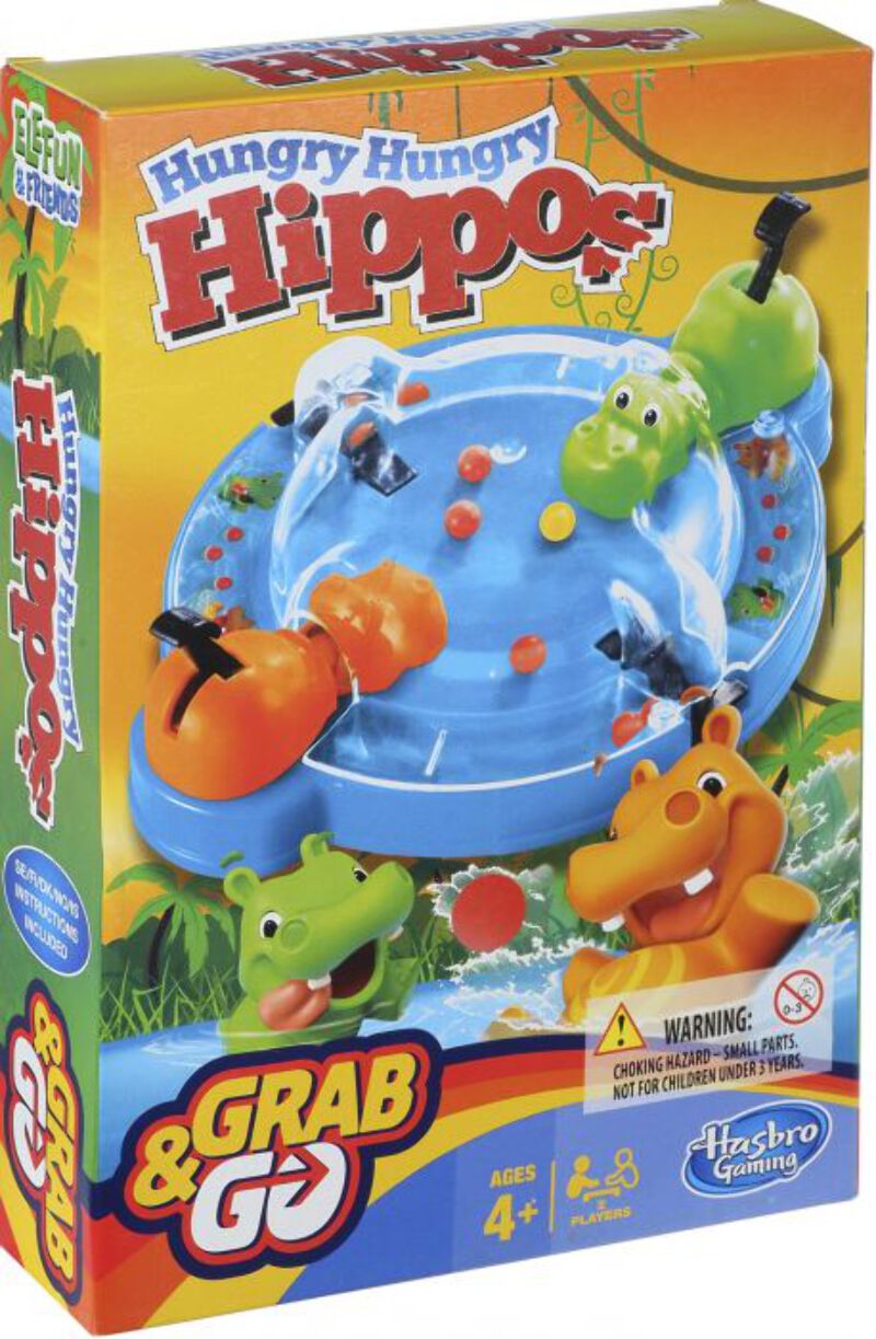 Hasbro Hungry Hungry Hippo Grab And Go Travel Game 5010994878993 Ebay