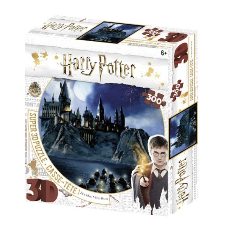 300 Piece 3D Effect Jigsaw Puzzle Harry Potter Hogwarts eBay