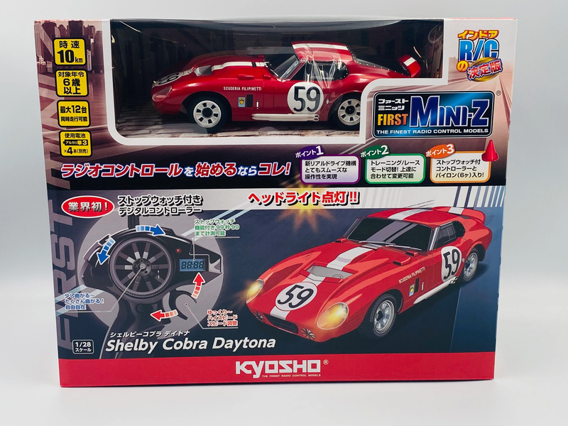 KYOSHO 1/28 FIRST MINI-Z Shelby Cobra Daytona W/ 2.4GHZ RADI
