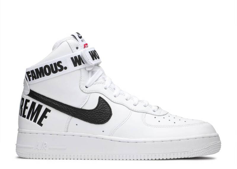 NIKE Air Force 1 High Supreme World Famous シュプリーム Nike Air Force 1 High Supreme World Famous White | eBay