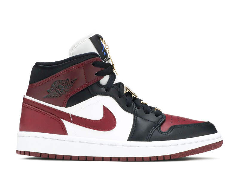 Jordan 1 Mid SE Black Dark Beetroot (Women's) | eBay