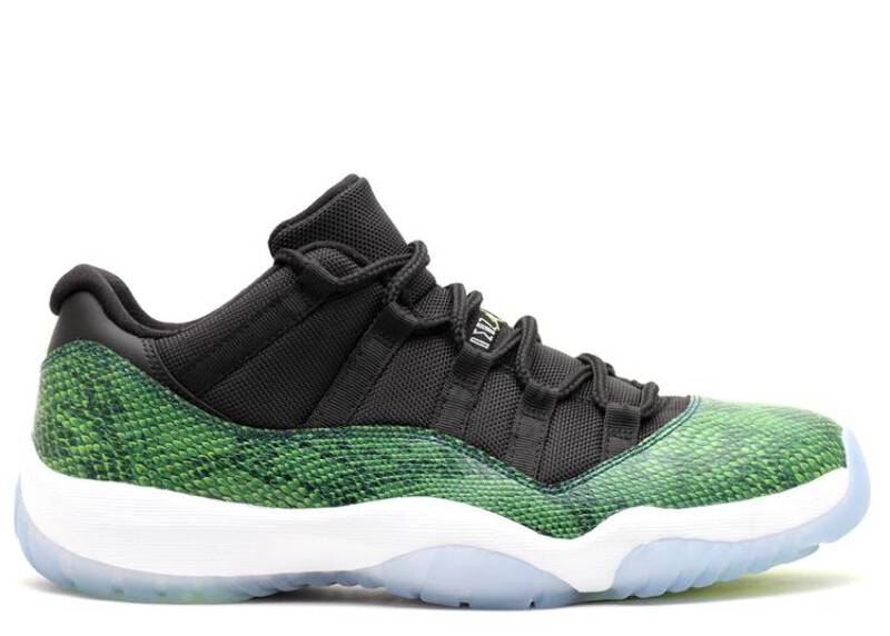 Air Jordan 11 Retro Low Green Snakeskin | eBay