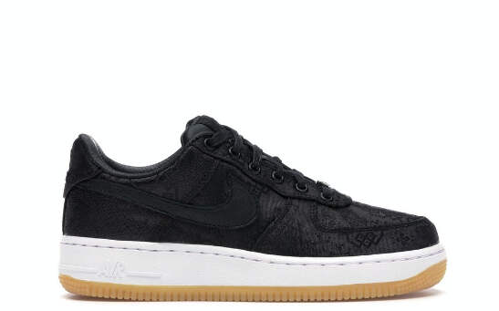 新品 Fragment Design Clot Nike AIR FORCE1 CLOT x fragment design x Nike BLACK SILK AIR FORCE 1 Release