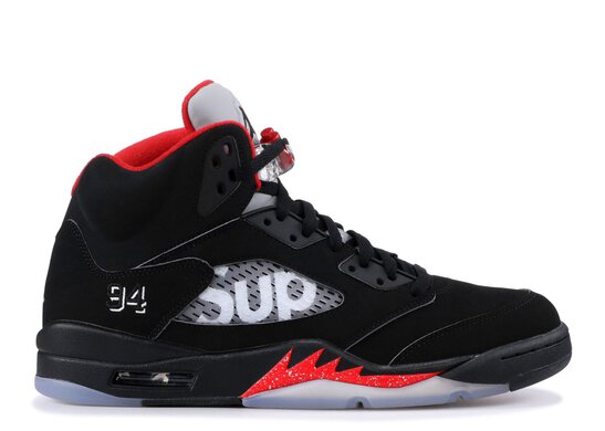 Air Jordan 5 Retro Supreme Black | eBay
