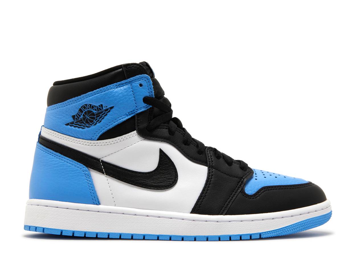 blue glossy jordan 1s
