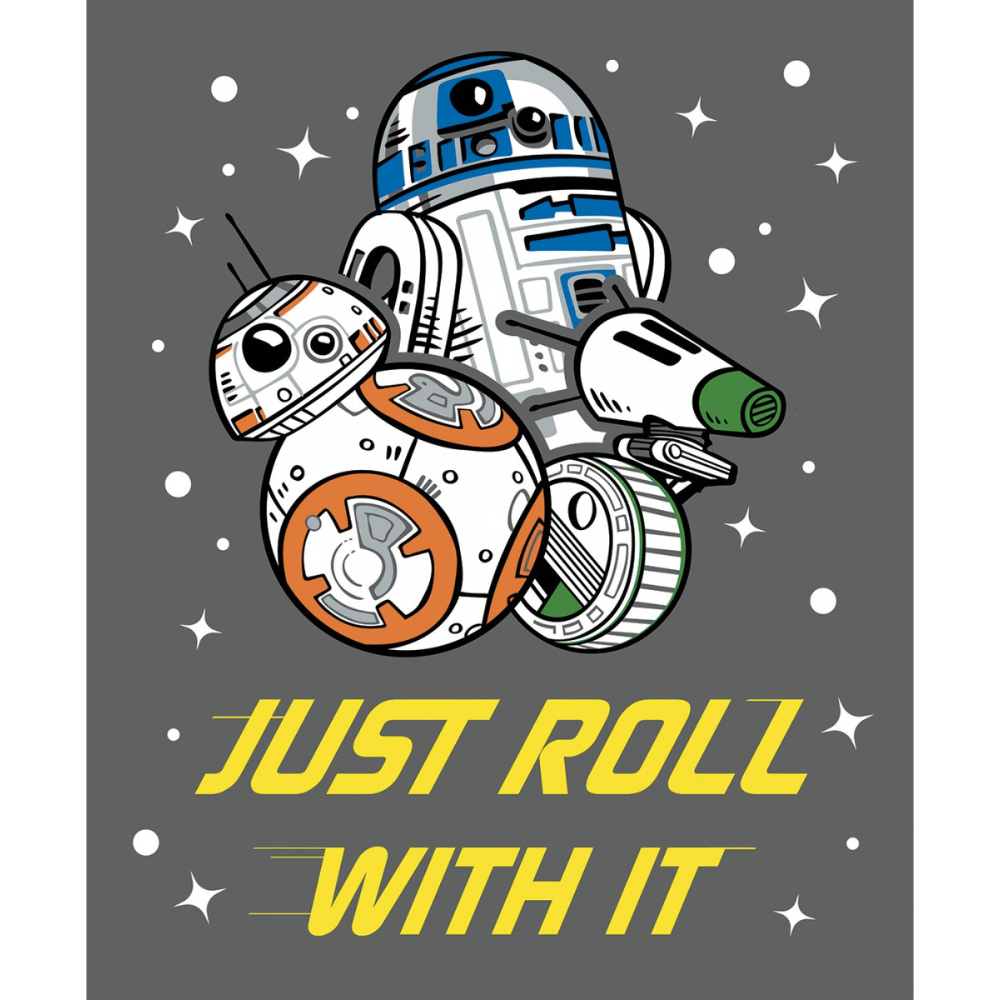 Star Wars Art - R2-D2 Blueprint (40x40cm) - The Jedi Archives