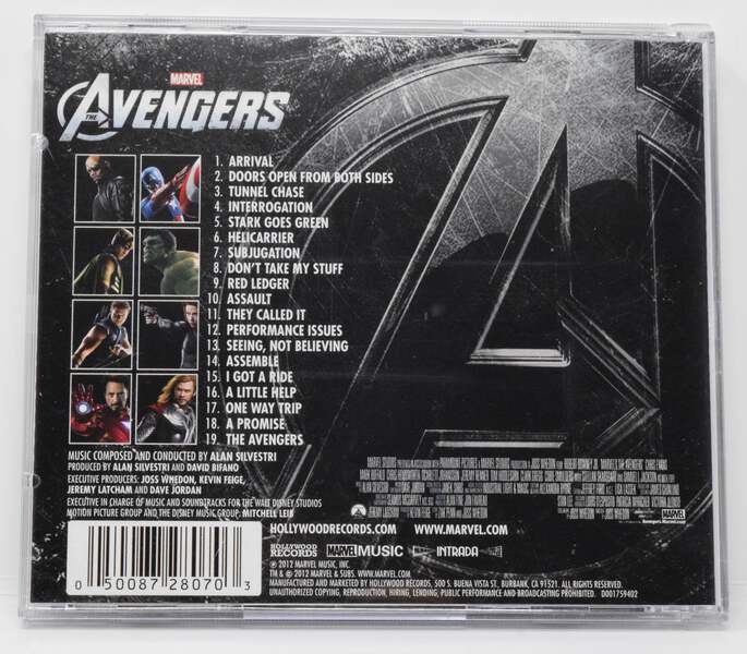Avengers Soundtrack CD Score Alan Silvestri | eBay