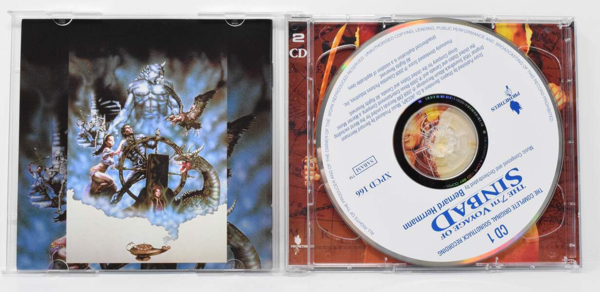 The 7th Voyage Of Sinbad Soundtrack CD Bernard Herrmann 2