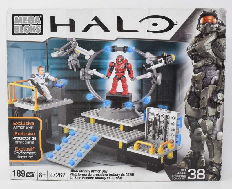 Mega Bloks Construx Halo UNSC Infinity Armor Bay Set 97262 NIB New