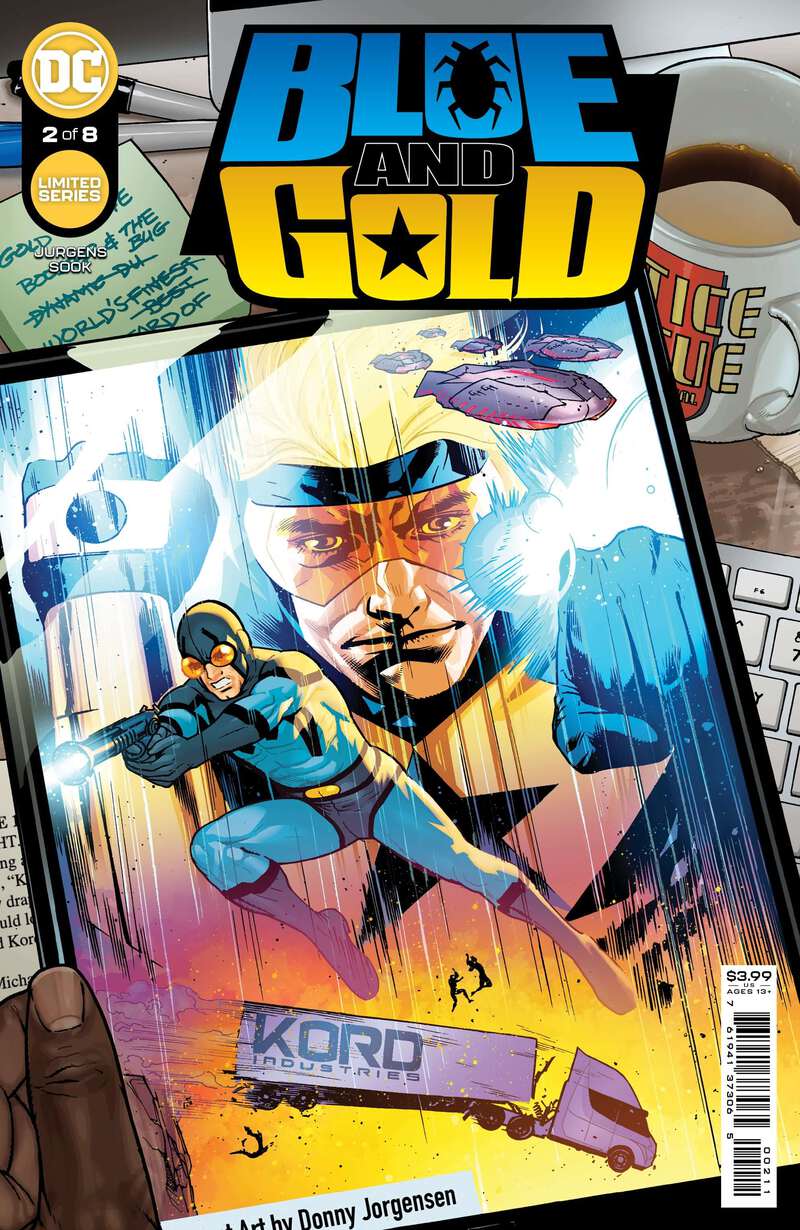 Blue Gold #2 (Of 8) A Ryan Sook Dan Jurgens Booster Gold Blue