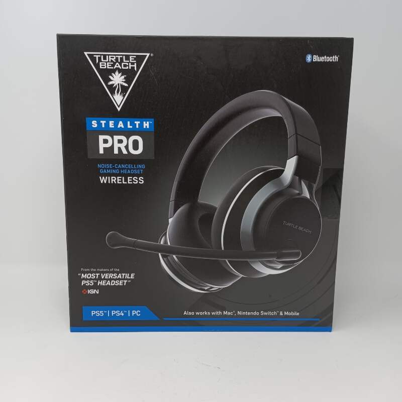 TURTLE BEACH Stealth Pro ブラックTBS-3365-01 Turtle Beach Stealth Pro Black TBS-3365-01 Gaming Headset For PS4