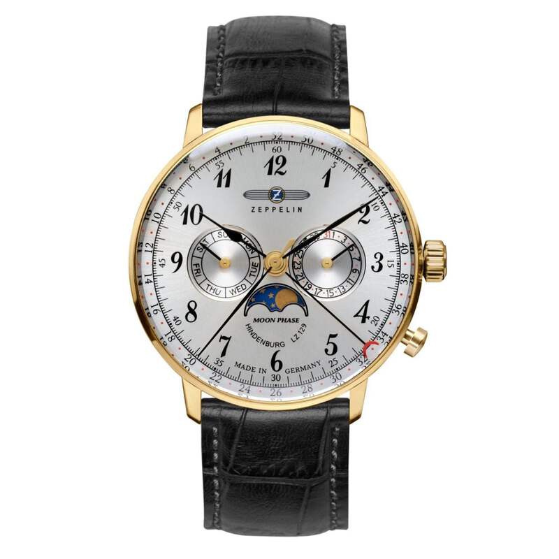 【海外輸入】 7038-1 Zeppelin LZ129 Tone Gold Moonphase Hindenburg 自動車