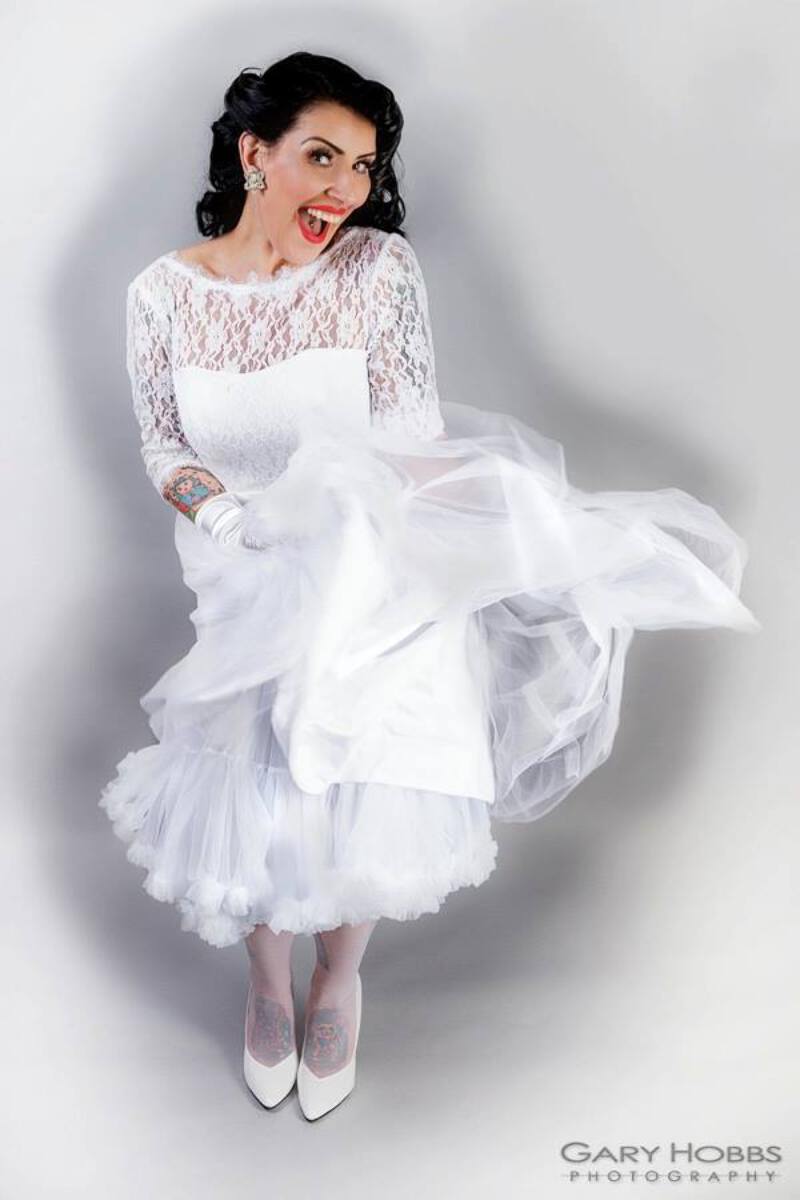 Valarie Bridal Gown Wedding Dress Vintage 1950s 1940s Prom