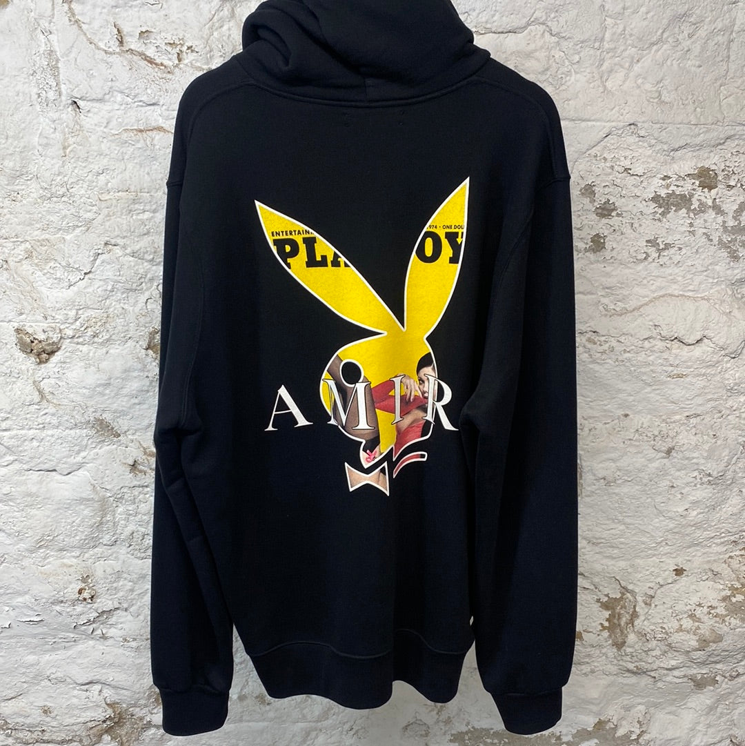 Amiri Playboy Yellow Black Hoodie Sz XL | eBay