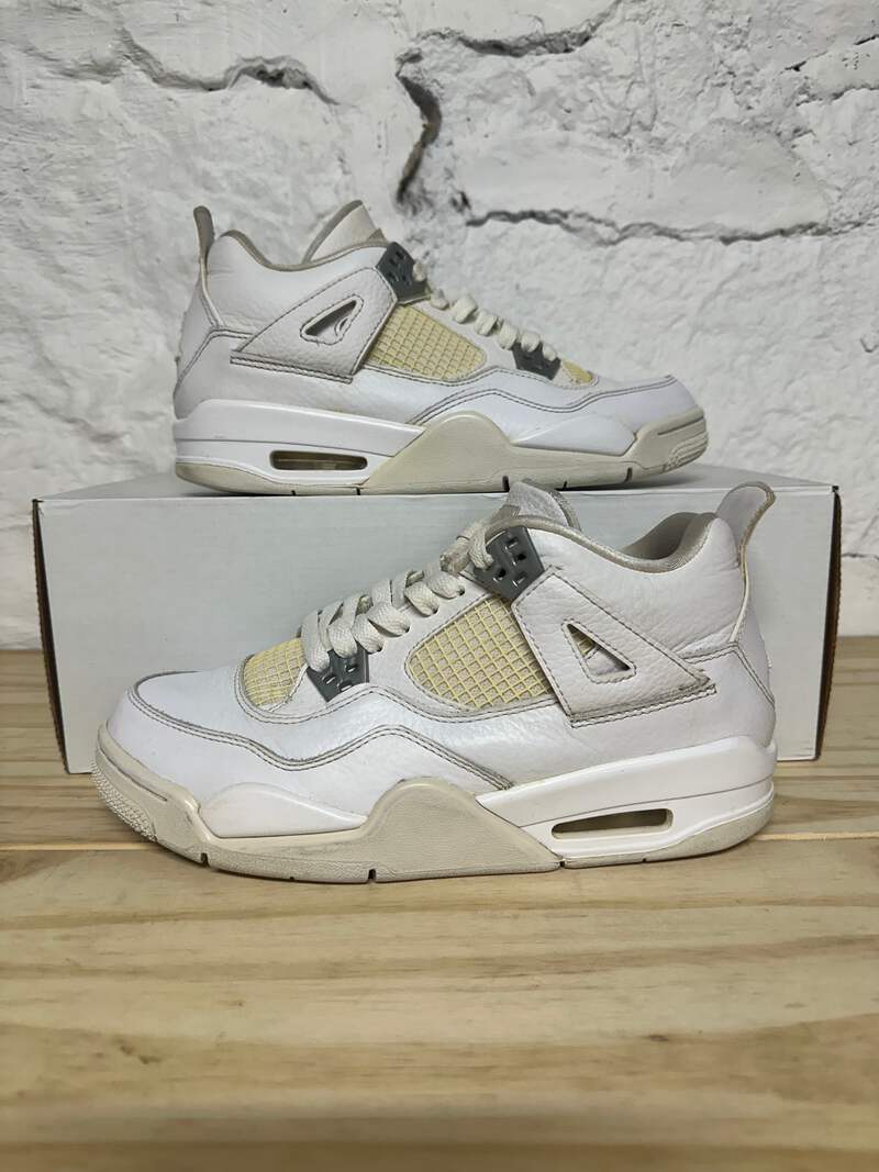 Air Jordan 4 'Pure Money' GS Size 6.5Y Pre-owned Sneakers 408452