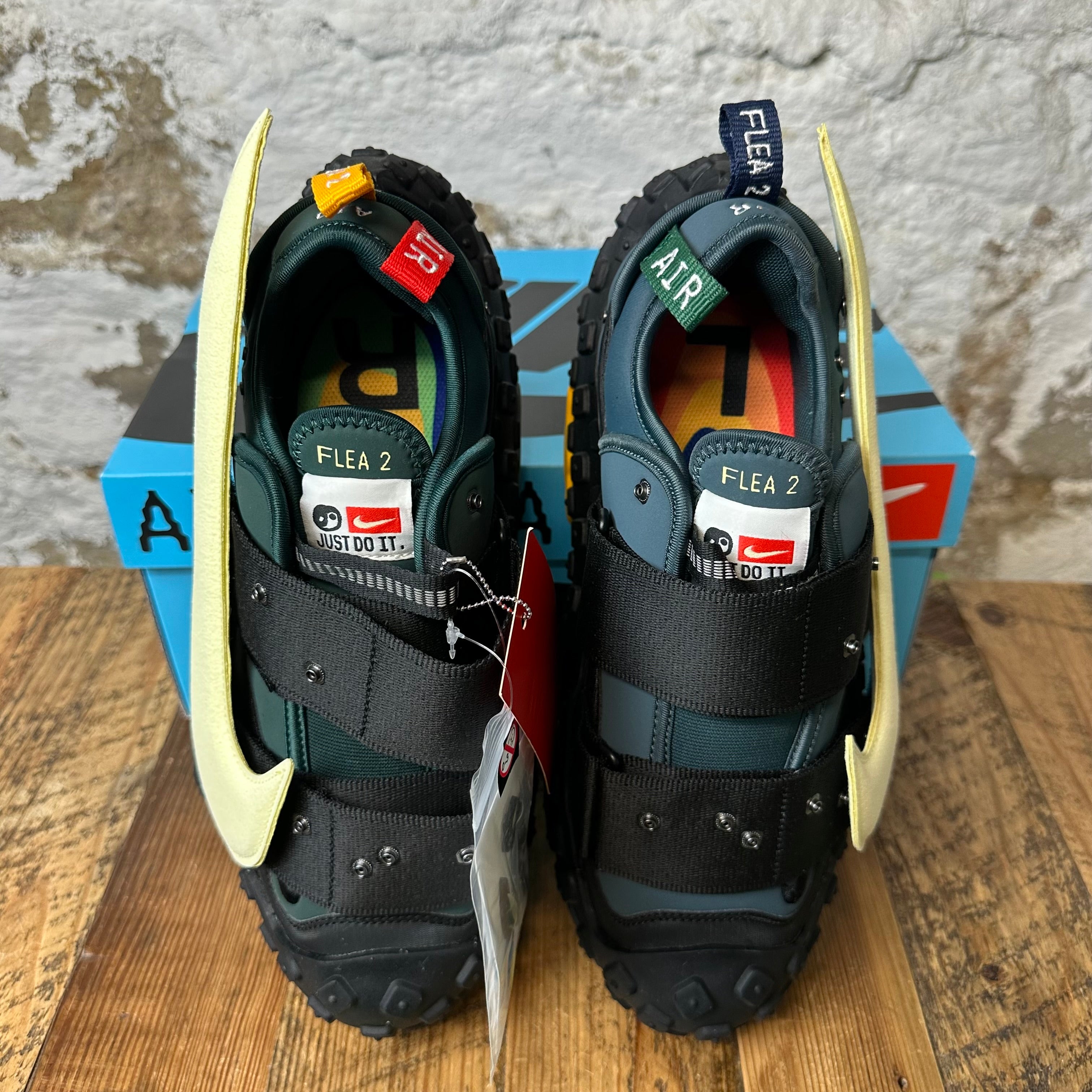 Nike x CPFM Air Flea 2 'Faded Spruce' Men's Size 8.5 NEW Sneakers