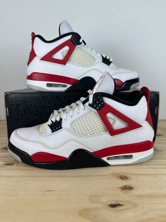 Air Jordan 4 'Red Cement' Men's Size 10 Pre-owned Sneakers DH6927