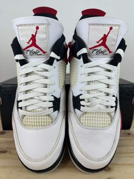 Air Jordan 4 'Red Cement' Men's Size 10 Pre-owned Sneakers DH6927