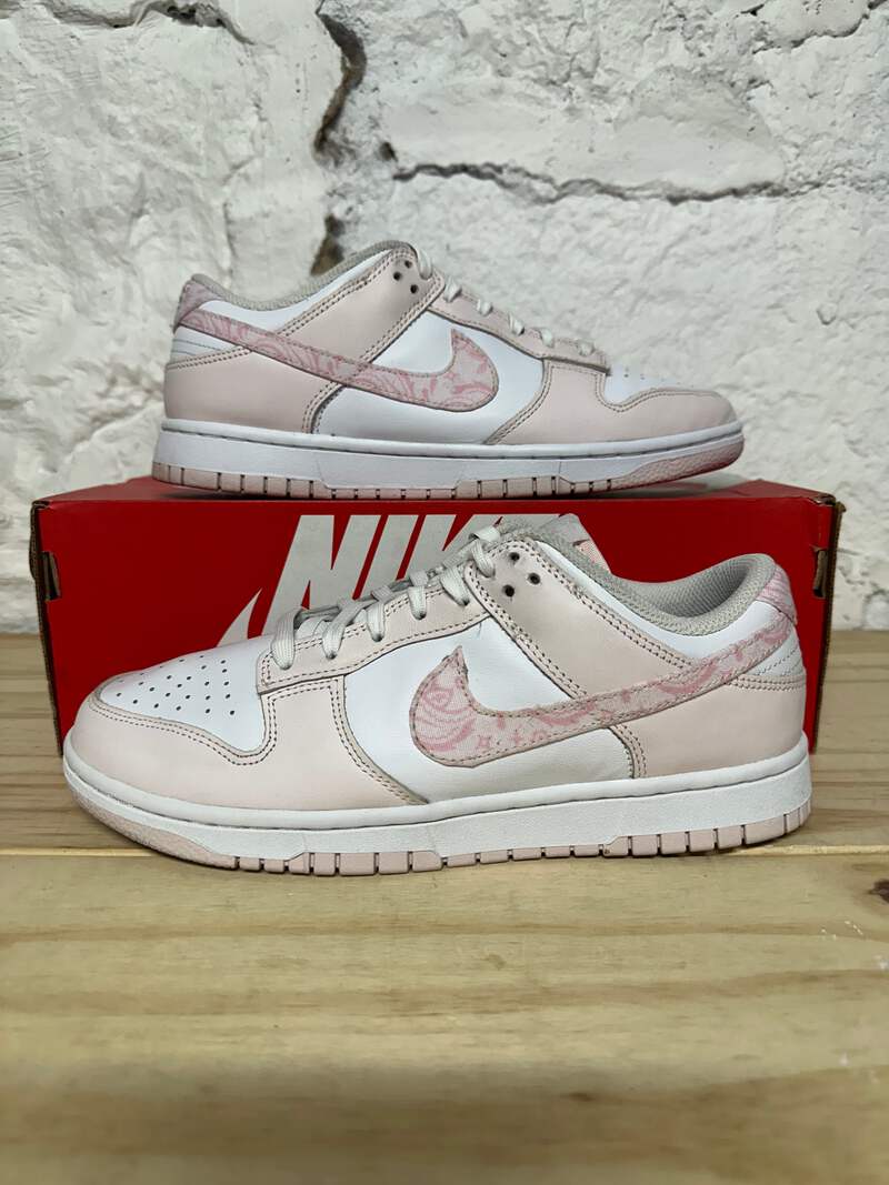 Pinky Nike Dunk Low 'Pink Paisley' Women's Size 8.5 Pre-owned Sneakers