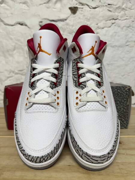 Air Jordan 3 Retro 'Cardinal Red' Men's Size 11.5 BRAND NEW