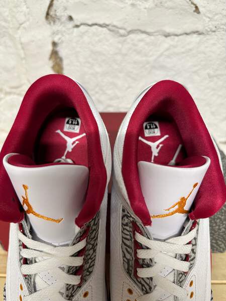 Air Jordan 3 Retro 'Cardinal Red' Men's Size 11.5 BRAND NEW