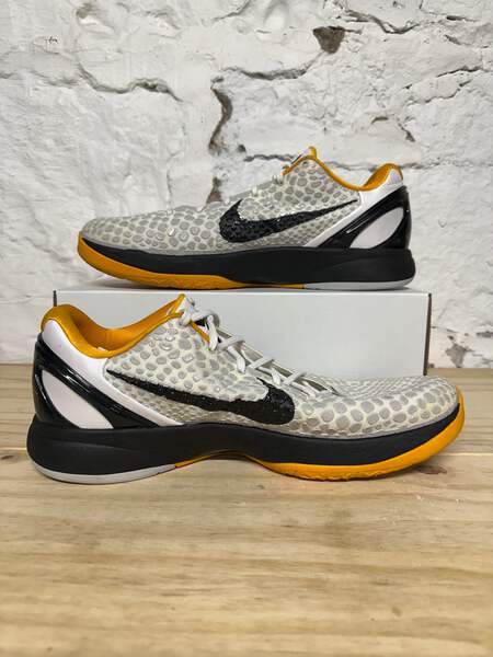 Nike Zoom Kobe 6 Protro White Del Sol Mens Size 15 Preowned