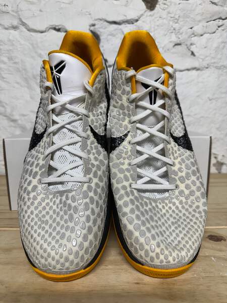 Nike Zoom Kobe 6 Protro White Del Sol Mens Size 15 Preowned