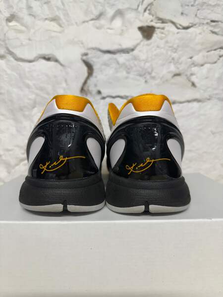 Nike Zoom Kobe 6 Protro White Del Sol Mens Size 15 Preowned