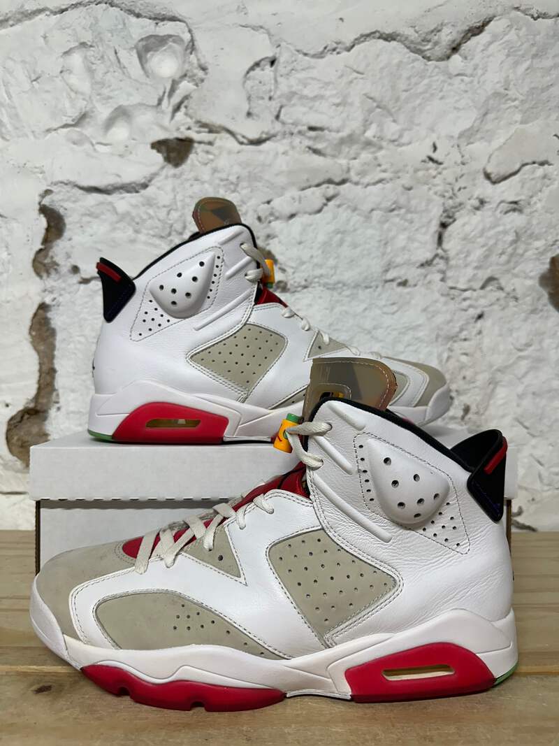 Air Jordan 6 Retro 'Hare' Men's Size 10.5 Pre-owned Sneakers