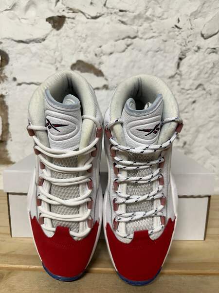 Reebok Question Mid 'Red Toe' 25th Anniversary Size 8 Pre-owned