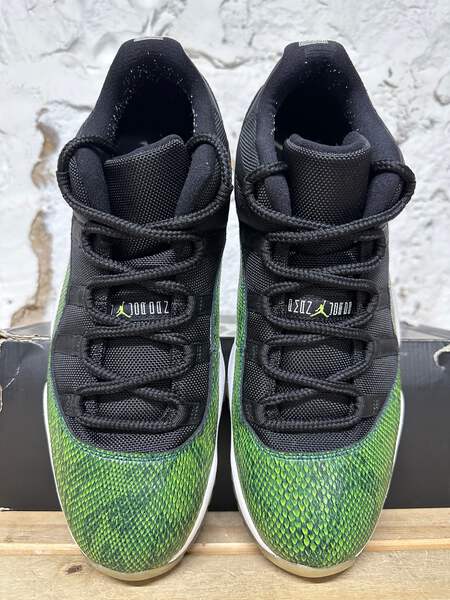 Air Jordan 11 Retro Low サイズ9 ブラック/グリーン Air Jordan 11 Low 'Green Snakeskin' Men's Size 12 Pre-owned